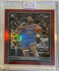 Aaron Wiggins [Red] #143 Basketball Cards 2021 Panini One and One Prices