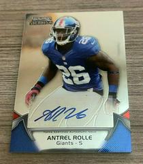 Antrel Rolle [Autograph] Football Cards 2012 Bowman Sterling Prices