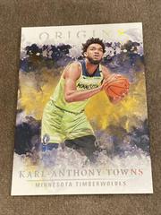 Karl Anthony Towns [Gold] Basketball Cards 2020 Panini Origins Prices