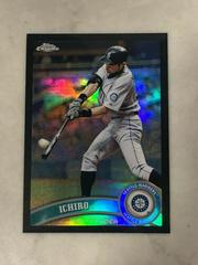 Ichiro [Black Refractor] #50 Baseball Cards 2011 Topps Chrome Prices