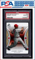 Albert Pujols #46 Baseball Cards 2007 SP Authentic Prices