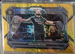 Roman Reigns [Gold Shimmer] #29 Wrestling Cards 2023 Panini Prizm WWE Prices
