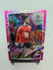 Eduardo Camavinga [Pink Mini Diamond] #44 Soccer Cards 2020 Topps Chrome UEFA Champions League Prices