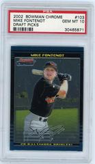 Mike Fontenot Baseball Cards 2002 Bowman Chrome Draft Picks Prices