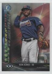 Ozzie Albies #BTP-15 Baseball Cards 2017 Bowman Scouts' Top 100 Prices
