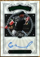 Eloy Jimenez [Emerald] Baseball Cards 2022 Panini Three and Two Superstar Signatures Prices