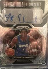 Anthony Edwards [Mojo] #SS-AE Basketball Cards 2022 Panini Prizm Sensational Signatures Prices