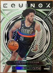Cade Cunningham [Green] #24 Basketball Cards 2022 Panini Obsidian Equinox Prices