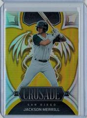 Jackson Merrill [Gold] #10 Baseball Cards 2023 Panini Chronicles Crusade Prices