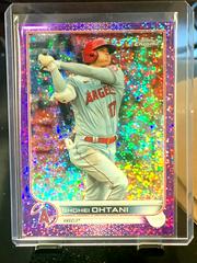 Shohei Ohtani [Purple Speckle] #1 Baseball Cards 2022 Topps Chrome Prices