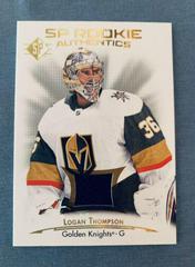 Logan Thompson #111 Hockey Cards 2021 SP Prices