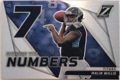 Malik Willis [Silver] #BN-MW Football Cards 2022 Panini Zenith Behind the Numbers Prices