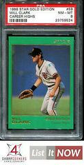 Will Clark [Career Highs] #59 Baseball Cards 1988 Star Gold Edition Prices