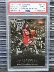 Michael Jordan #SH18 Basketball Cards 2007 Fleer Jordan Box Set Season Achievements Prices