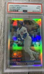 Sammy Sosa [Refractor] Baseball Cards 2000 Topps Chrome Prices