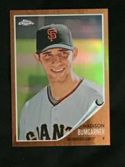 Madison Bumgarner [Refractor] #C158 Baseball Cards 2011 Topps Heritage Chrome Prices