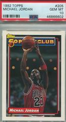 Michael Jordan #205 Basketball Cards 1992 Topps Prices