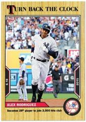 Alex Rodriguez #81 Baseball Cards 2022 Topps Now Turn Back the Clock Prices