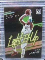 Luka Doncic [Holo] Basketball Cards 2021 Panini Donruss Optic Light It Up Prices