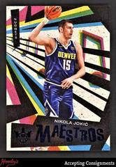Nikola Jokic [Sapphire] #13 Basketball Cards 2022 Panini Court Kings Maestros Prices
