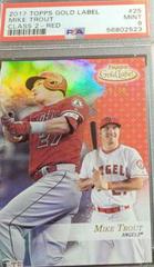 Mike Trout [Class 2 Red] #25 Baseball Cards 2017 Topps Gold Label Prices