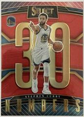 Stephen Curry [Red] #5 Basketball Cards 2022 Panini Select Numbers Prices