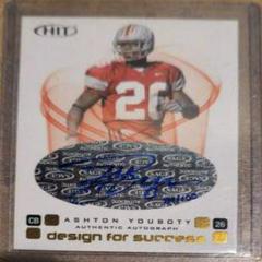 Ashton Youboty [Gold Autograph] #D-26 Football Cards 2006 Sage Hit Design for Success Prices
