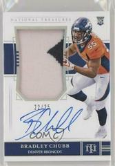 Bradley Chubb [Holo Silver] #200 Football Cards 2018 National Treasures Patch Autograph Prices