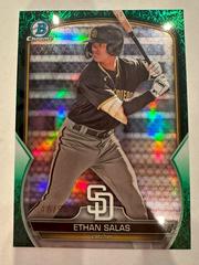 Ethan Salas [Green Grass] Baseball Cards 2023 Bowman Draft Chrome Prices