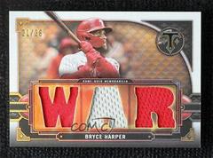 Bryce Harper #TTR-BH5 Baseball Cards 2022 Topps Triple Threads Relics Prices