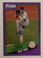 Jacob deGrom [Purple] #1 Baseball Cards 2022 Panini Chronicles Classics Prices