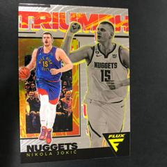 Nikola Jokic #18 Basketball Cards 2022 Panini Flux Triumph Prices