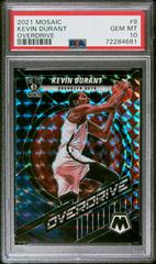 Kevin Durant #9 Basketball Cards 2021 Panini Mosaic Overdrive Prices