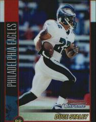Duce Staley [Refractor] #3 Football Cards 2002 Bowman Chrome Prices