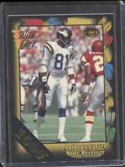 Anthony Carter [1000 Stripe] #114 Football Cards 1991 Wild Card Prices