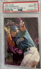 Alex Rodriguez Baseball Cards 1994 Flair Wave of the Future 2 Prices