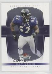 Ray Lewis [Reflections] #27 Football Cards 2004 Fleer Genuine Prices