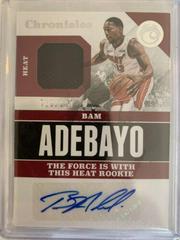 Bam Adebayo #CA-BAM Basketball Cards 2017 Panini Chronicles Autographs Prices