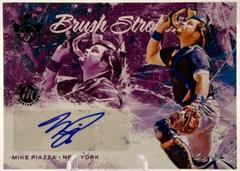 Mike Piazza [Purple] Baseball Cards 2022 Panini Diamond Kings Brush Strokes Autograph Prices