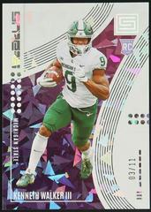 Kenneth Walker III [Cracked Ice] Football Cards 2022 Panini Chronicles Draft Picks Status Prices