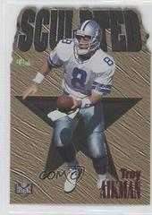 Troy Aikman [Sculpted] #S5 Football Cards 1996 Classic NFL Experience Prices