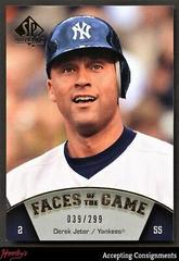 Derek Jeter [Gold] #182 Baseball Cards 2009 SP Authentic Prices