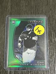 Jake Burger [Green] #13 Baseball Cards 2022 Panini Chronicles Titan Prices