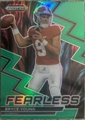 Bryce Young [Green] #F-16 Football Cards 2023 Panini Prizm Draft Picks Fearless Prices