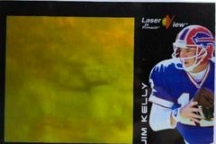 Jim Kelly [Gold] Football Cards 1996 Pinnacle Laser View Prices