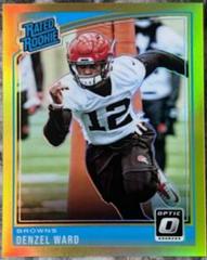 Denzel Ward [Gold] #198 Football Cards 2018 Donruss Optic Prices