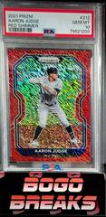Aaron Judge [Red Shimmer Prizm] Baseball Cards 2021 Panini Prizm Prices