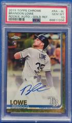 Brandon Lowe [Gold Refractor] Baseball Cards 2019 Topps Chrome Rookie Autographs Prices