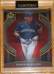 Yasser Mercedes [Red] Baseball Cards 2023 Bowman Invicta Prices