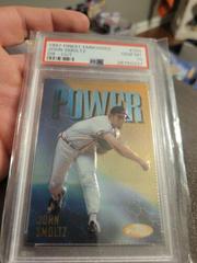 John Smoltz [Die Cut] #350 Baseball Cards 1997 Finest Embossed Prices